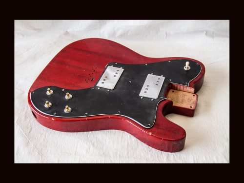 T-Style Deluxe Body / Mahogany / 4 lbs. 8 oz. / Nitrocellulose "Heritage Cherry" / Light Relic (#GIN-3360) - Image 2