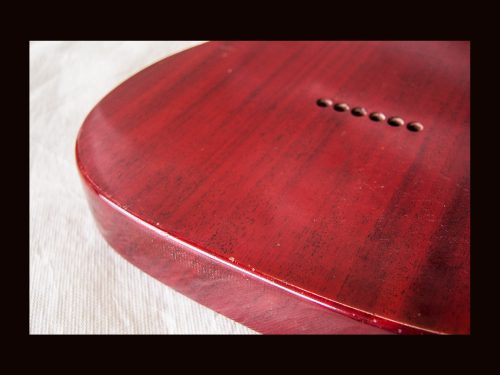 T-Style Deluxe Body / Mahogany / 4 lbs. 8 oz. / Nitrocellulose "Heritage Cherry" / Light Relic (#GIN-3360) - Image 5