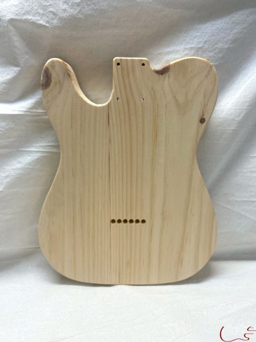 T-Style Body / 2 pc. Ultra Light Pine / 3 lbs. 3 oz. (#GIN-3378) - Image 2