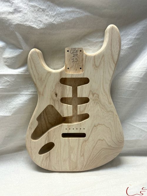 S-Style LEFTY Body / 2 pc. Ultra Light Swamp Ash / 3 lbs. 5 oz. (#GIN-3380)