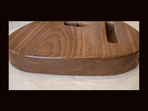 T-Style Body / 1 Piece Roasted Swamp Ash / 4 lbs. 9 oz. / Nitrocellulose 'Clear' / Light Relic (#GIN-3382) - Image 5