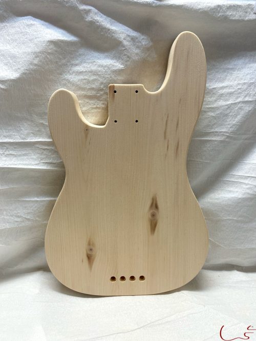 '51 P-Style Bass Body / 2 pc. Pine (#GIN-3384) - Image 2