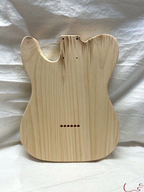 T-Style Body / 2 pc. Ultra Light Pine / Neck PAF / 3 lbs. 7 oz. (#GIN-3389) - Image 2