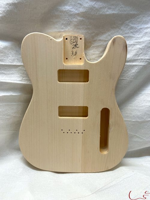 T-Style Body / 2 pc. Ultra Light Pine / x2 P-90 / 3 lbs. 6 oz. (#GIN-3391)