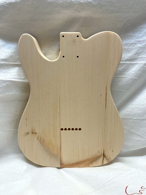 T-Style Body / 2 pc. Ultra Light Pine / 3 lbs. 7 oz. (#GIN-3392) - Image 2
