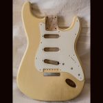 S-Style Body / 1 PC. Ultra Light Swamp Ash / 3 lbs. 5 oz. / Nitrocellulose 'Blonde'/ X-Lite Relic (#GIN-3396)