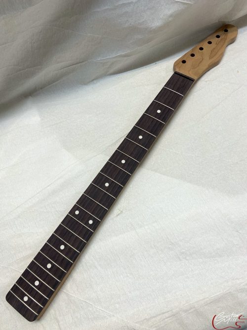 T-Style Replacement Neck / 2 pc. Roasted Maple & Indian Rosewood / Chunky C (#GIN-3398) - Image 2