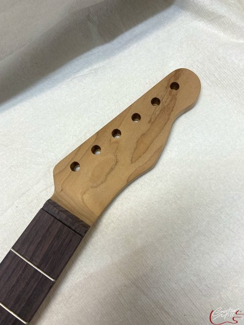 T-Style Replacement Neck / 2 pc. Roasted Maple & Indian Rosewood / Chunky C (#GIN-3398)