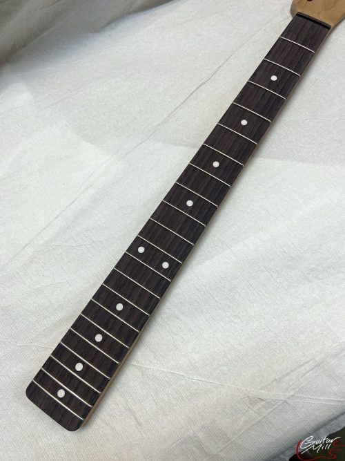 T-Style Replacement Neck / 2 pc. Roasted Maple & Indian Rosewood / Chunky C (#GIN-3398) - Image 4