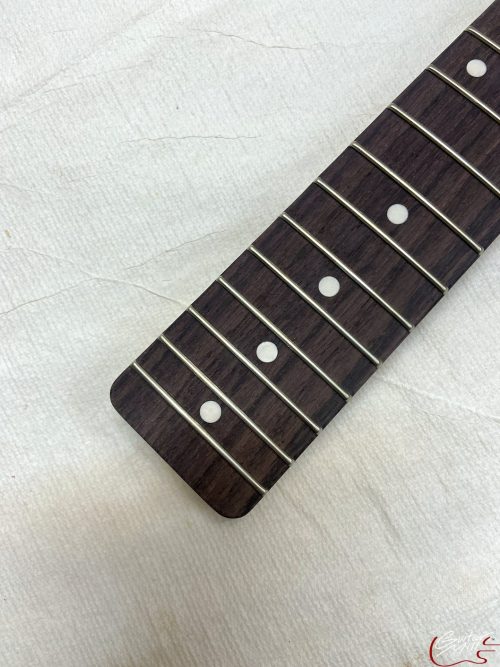 T-Style Replacement Neck / 2 pc. Roasted Maple & Indian Rosewood / Chunky C (#GIN-3398) - Image 5