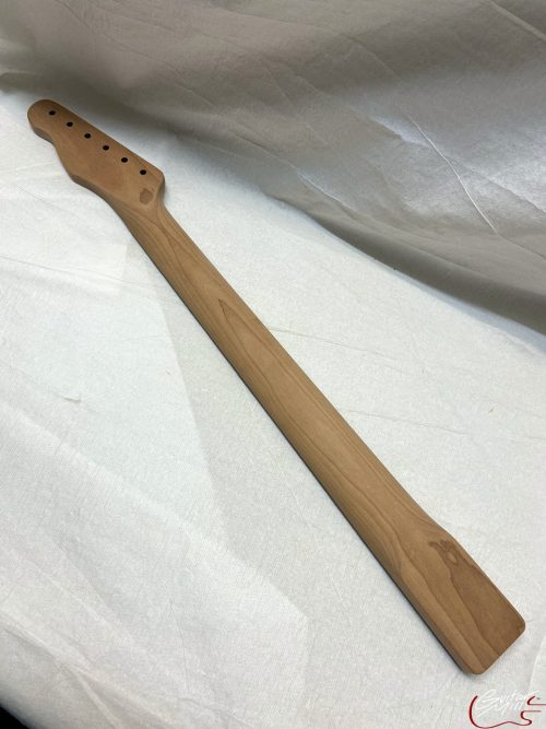 T-Style Replacement Neck / 2 pc. Roasted Maple & Indian Rosewood / Chunky C (#GIN-3398) - Image 6