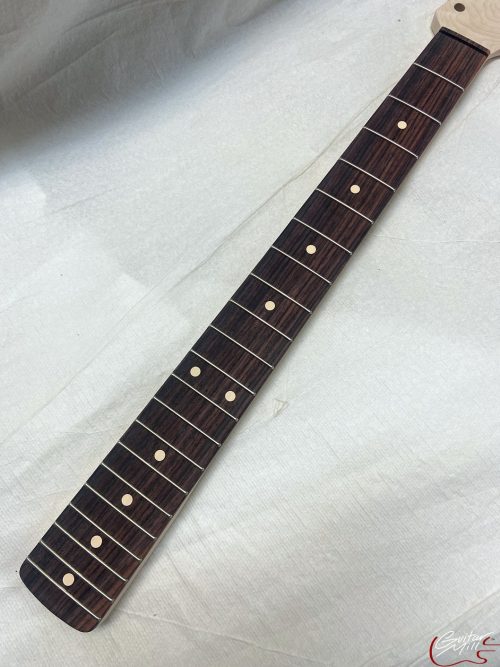 S-Style Replacement Neck / 2 pc. Maple & Indian Rosewood / Classic C (#GIN-3409) - Image 4
