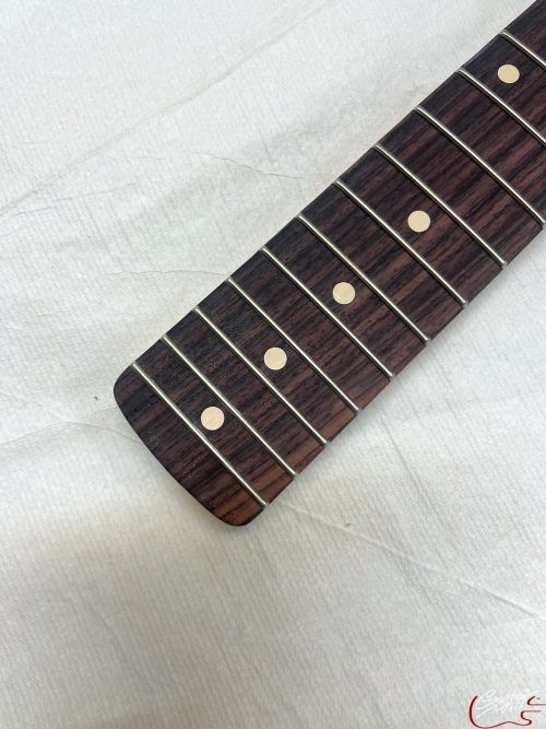 S-Style Replacement Neck / 2 pc. Maple & Indian Rosewood / Classic C (#GIN-3409) - Image 5