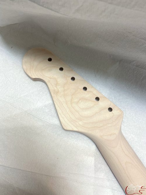 S-Style Replacement Neck / 2 pc. Maple & Indian Rosewood / Classic C (#GIN-3409) - Image 7