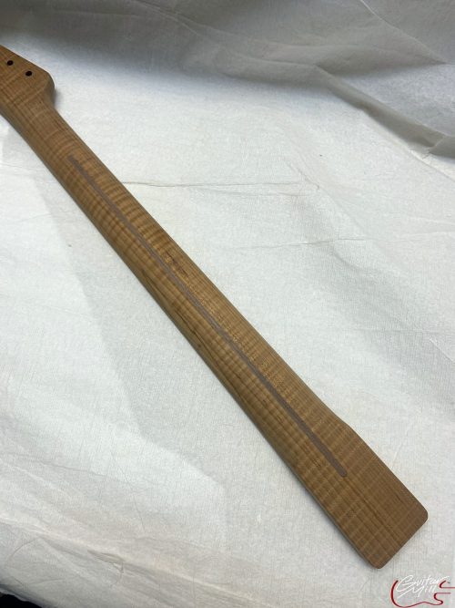 T-Style Replacement Neck / 1 pc. Roasted AAA Flame Maple / 7.25"-9.5" Radius / Classic C (#GIN-3410) - Image 10