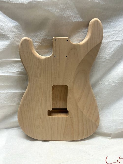 S-Style Body / 2 pc. Ultra Light Alder / 4 lbs. 2 oz. (#GIN-3414) - Image 2