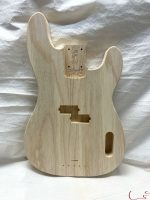 '51 P-Style Bass Body / 2 pc. Ultra Light Swamp Ash / ROUND HEEL / Split Pickup / Top Mount Bridge (#GIN-3419)