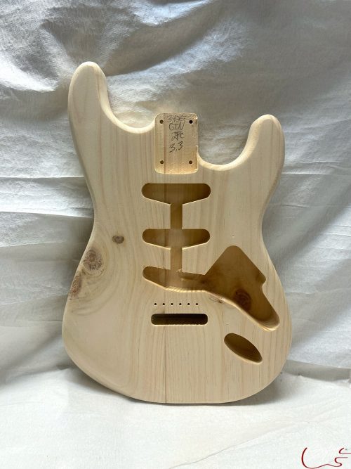 S-Style Body / 2 pc. Ultra Light Pine / 3 lbs. 3 oz. (#GIN-3425)