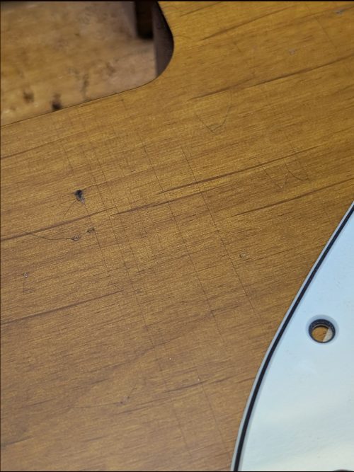 Jazz-Style Body / Alder / 4 lbs. 2 oz. / Nitrocellulose 'Chocolate Burst' / Light Relic (#GIN-3429) - Image 6