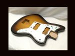 Jazz-Style Body / Alder / 4 lbs. 2 oz. / Nitrocellulose 'Chocolate Burst' / Light Relic (#GIN-3429)