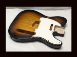 T-Style Body / 1 PC. Swamp Ash / 3 lbs. 15 oz. / Nitrocellulose 'Chocolate Burst'/Med.-Hvy. Relic (#GIN-3431)