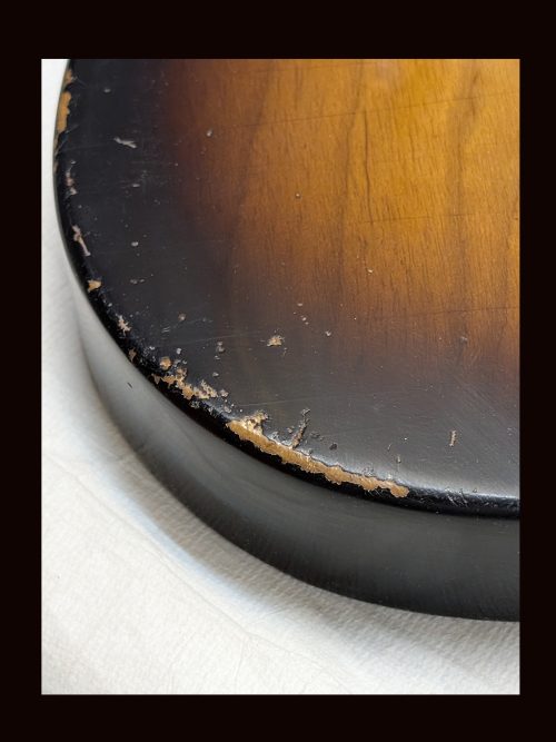 T-Style Body / 1 PC. Swamp Ash / 3 lbs. 15 oz. / Nitrocellulose 'Chocolate Burst'/Med.-Hvy. Relic (#GIN-3431) - Image 7