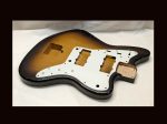 Jazz-Style Body / Alder / 4 lbs. 1 oz. / Nitrocellulose 'Chocolate Burst' / Light-Med. Relic (#GIN-3433)