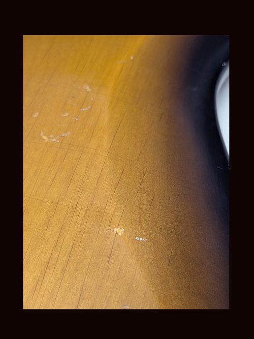 Jazz-Style Body / Alder / 4 lbs. 1 oz. / Nitrocellulose 'Chocolate Burst' / Light-Med. Relic (#GIN-3433) - Image 6