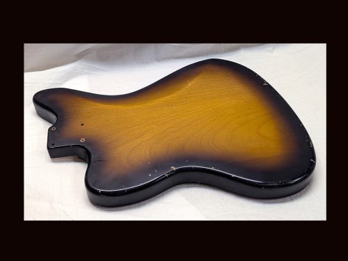 Jazz-Style Body / Alder / 4 lbs. 1 oz. / Nitrocellulose 'Chocolate Burst' / Light-Med. Relic (#GIN-3433) - Image 7