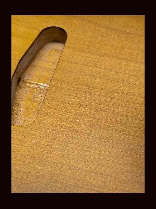 P-Style Bass Body / Alder / 4 lbs. 14 oz. / Nitrocellulose '2-Tone Sunburst' / Light Relic (#GIN-3436) - Image 3