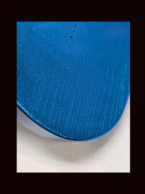 T-Style Body / Alder / 4 lbs. 14 oz. / Nitrocellulose 'Deep Blue Flake' / Light Relic (#GIN-3439) - Image 5