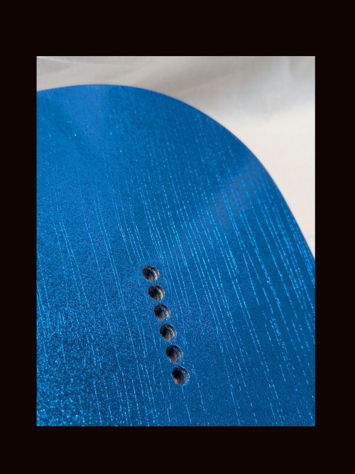 T-Style Body / Alder / 4 lbs. 14 oz. / Nitrocellulose 'Deep Blue Flake' / Light Relic (#GIN-3439) - Image 6