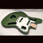 Jag-Style Body / Pine / 3 lbs. 2 oz. / Nitrocellulose "Cadillac Green Over LPB"/ Hvy. Relic (#GIN-3440)