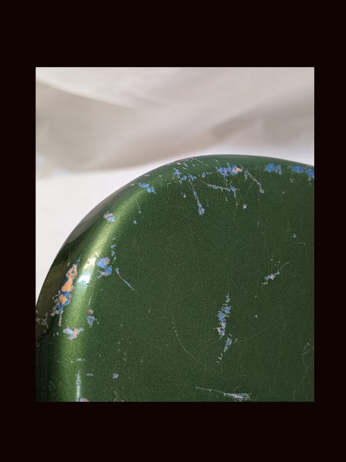 Jag-Style Body / Pine / 3 lbs. 2 oz. / Nitrocellulose "Cadillac Green Over LPB"/ Hvy. Relic (#GIN-3440) - Image 6