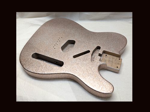 T-Style Body / Alder / 5 lbs. 2 oz. / Nitrocellulose 'Champagne Flake' / Light Relic (#GIN-3441) - Image 3
