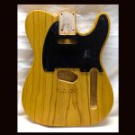 T-Style Body / 1 PC Swamp Ash / 4 lbs. 7 oz. / Nitrocellulose 'Vintage Amber' /Very Light Relic (#GIN-3442)