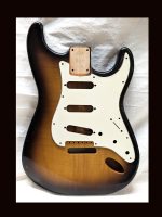 S-Style Body / Alder / 3 lbs. 14 oz. / Nitrocellulose 'Chocolate-Burst' / Light Relic (#GIN-3443)