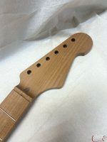 S-Style Replacement Neck / 1 pc. Roasted Lite Bird's Eye Maple / Chunky C (#GIN-3444)