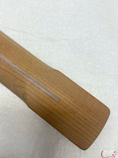 S-Style Replacement Neck / 1 pc. Roasted Lite Bird's Eye Maple / Chunky C (#GIN-3444) - Image 10