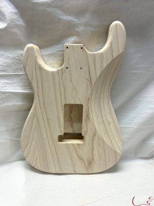 S-Style Body / 2 pc. Ultra Light Swamp Ash / 3 lbs. 5 oz. (#GIN-3445) - Image 2
