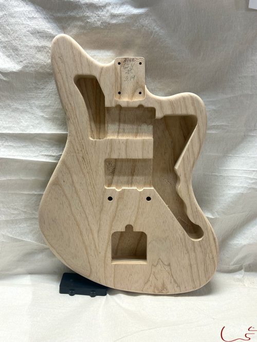 Jazz-Style Body / 2 pc. Ultra Light Swamp Ash / 3 lbs. 14 oz. (#GIN-3448)