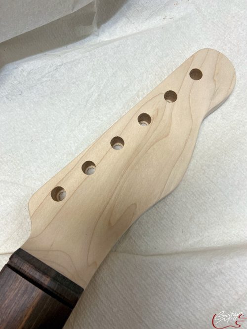 T-Style Replacement Neck / 2 pc. Maple & Madagascar Rosewood / Classic C (#GIN-3449) - Image 3