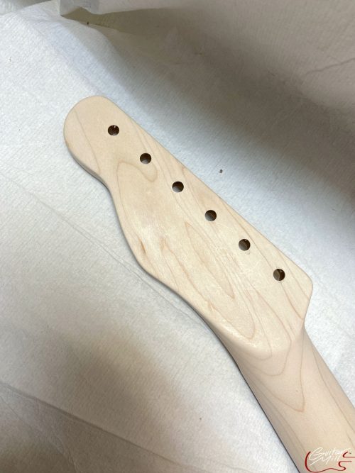 T-Style Replacement Neck / 2 pc. Maple & Madagascar Rosewood / Classic C (#GIN-3449) - Image 7