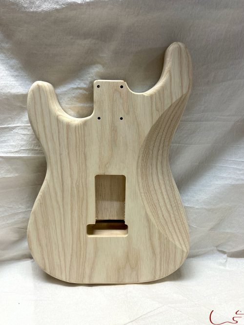 S-Style Body / 2 pc. Ultra Light Swamp Ash / 3 lbs. 10 oz. (#GIN-3451) - Image 2