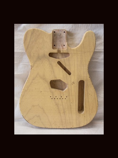 T-Style Body / Light Swamp Ash / 4 lbs. 1 oz. / Nitrocellulose 'Nocaster Blonde' / Light Relic (#GIN-3464) - Image 4