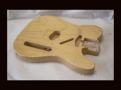 T-Style Body / Light Swamp Ash / 4 lbs. 1 oz. / Nitrocellulose 'Nocaster Blonde' / Light Relic (#GIN-3464) - Image 5