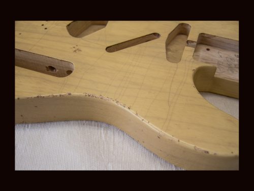 T-Style Body / Light Swamp Ash / 4 lbs. 1 oz. / Nitrocellulose 'Nocaster Blonde' / Light Relic (#GIN-3464) - Image 7