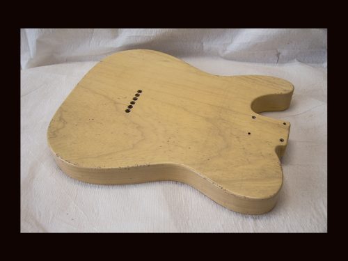 T-Style Body / Light Swamp Ash / 4 lbs. 1 oz. / Nitrocellulose 'Nocaster Blonde' / Light Relic (#GIN-3464) - Image 9