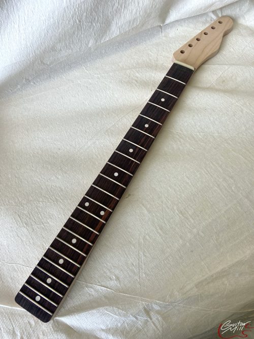 T-Style Replacement Neck / 2 pc. Maple & Indian Rosewood / Chunky C / Compound Radius / Bone Nut (#GIN-3465) - Image 2