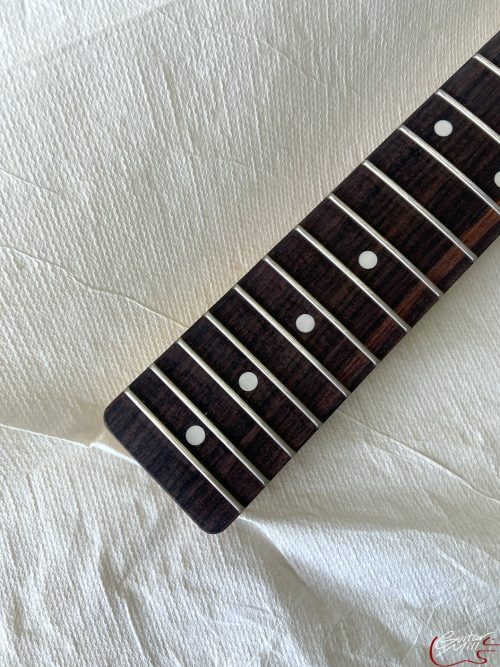 T-Style Replacement Neck / 2 pc. Maple & Indian Rosewood / Chunky C / Compound Radius / Bone Nut (#GIN-3465) - Image 5
